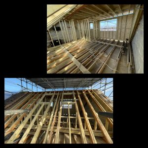 Wood Dormer Structure